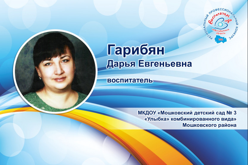 Карта участника конкурса воспитатель года